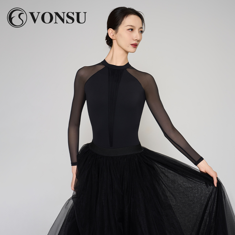 vonsu梵舒芭蕾舞练功服体服