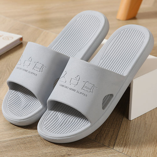 柯嘉怡男士pvc露趾防滑凉拖鞋