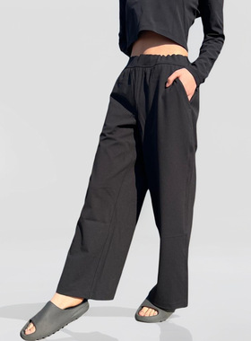 Luxtreme™女士松紧腰中腰阔腿裤丨lululemon丨LW5GG8A