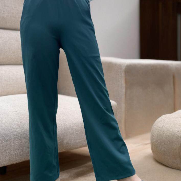 Luxtreme™女士松紧腰中腰阔腿裤丨lululemon丨LW5GG8A