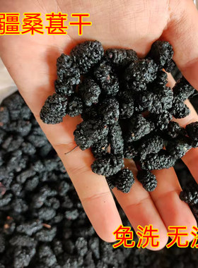 新货野生桑葚干特级黑桑葚果干
