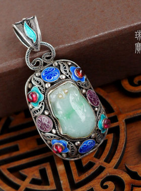 【天醉】时光珐琅花丝女古董珠宝