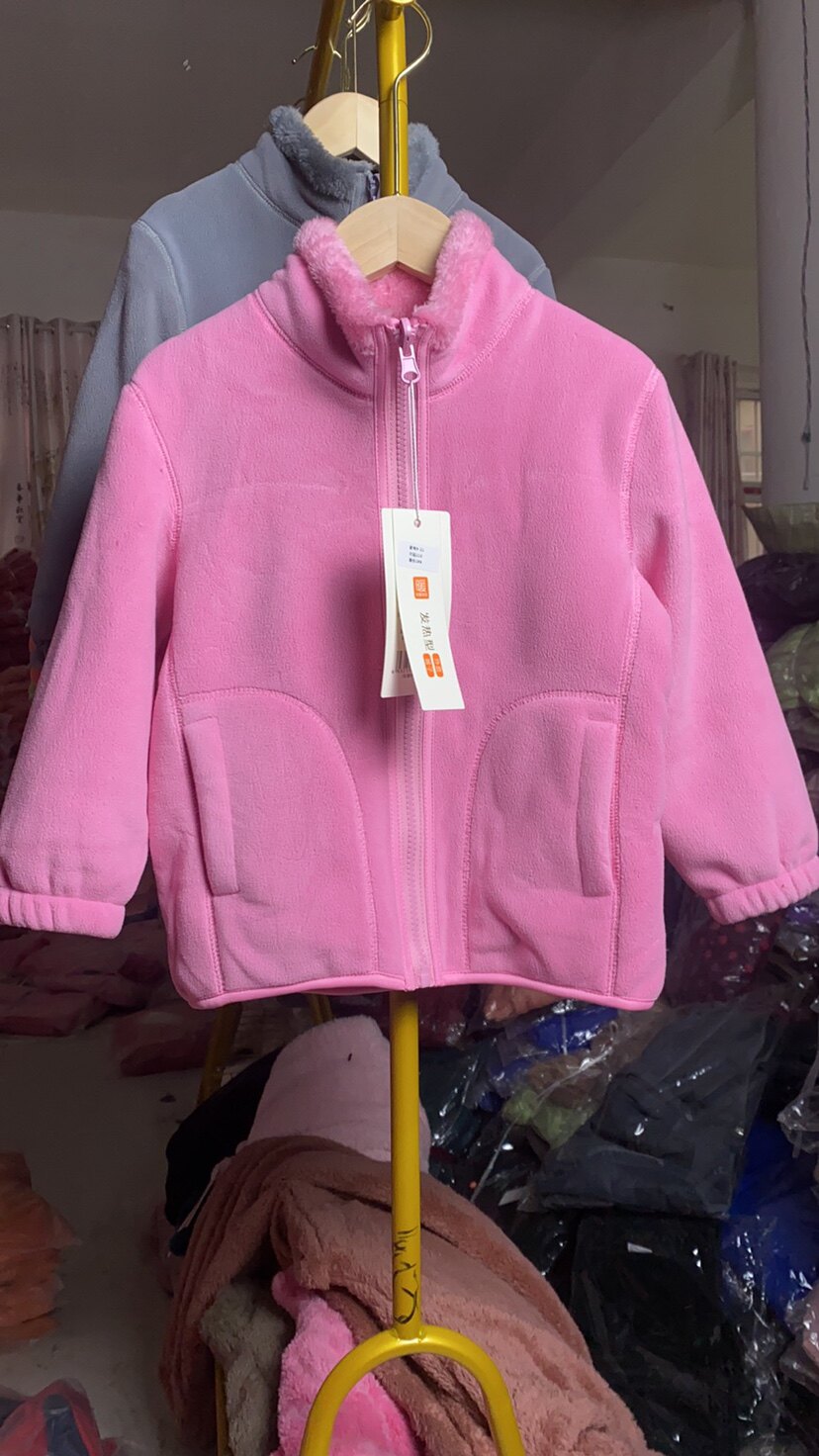 童装外套摇粒绒加厚保暖外套奥粒绒冲锋衣内胆毛毛校服搭档
