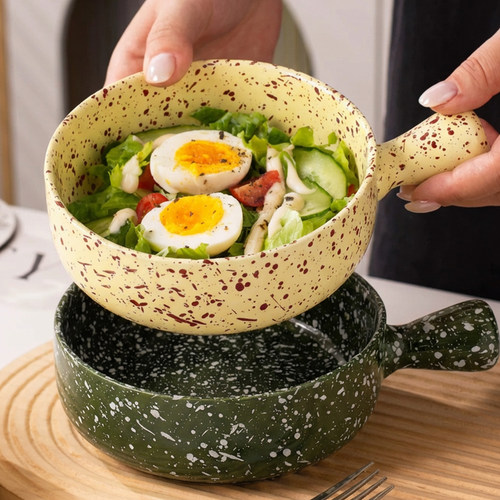 ins风泼墨陶瓷泡面拌饭碗