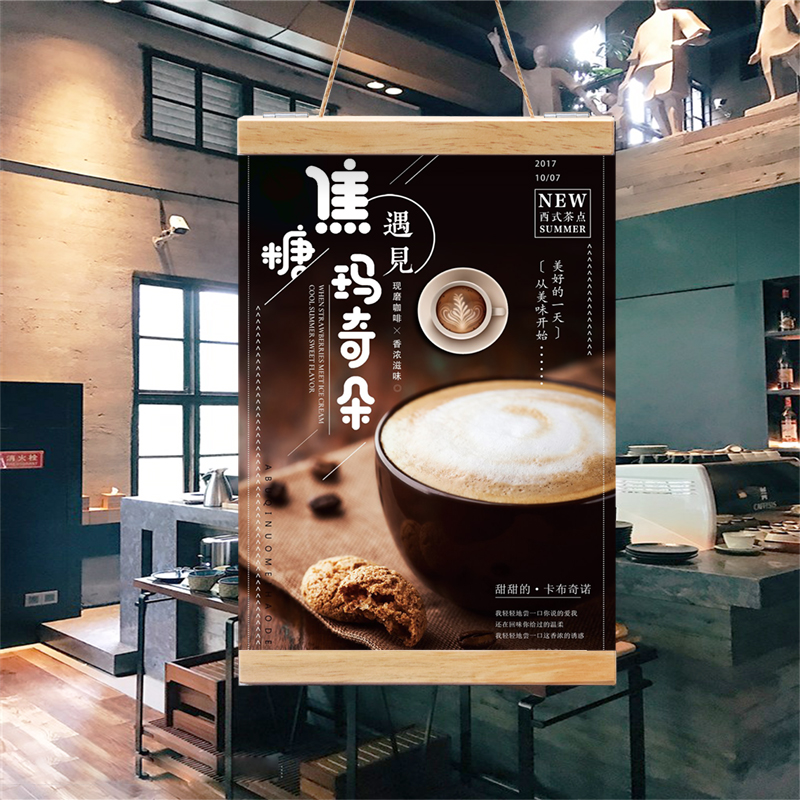 实木磁吸挂画夹简易家用儿童画框