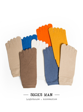 Socks man 真正新疆长绒棉 五指 浅口袜子 男女款多色入 SM21003