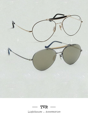 年度出片神器TVR521标准飞行员太阳眼镜SPM金属大框泪滴墨镜