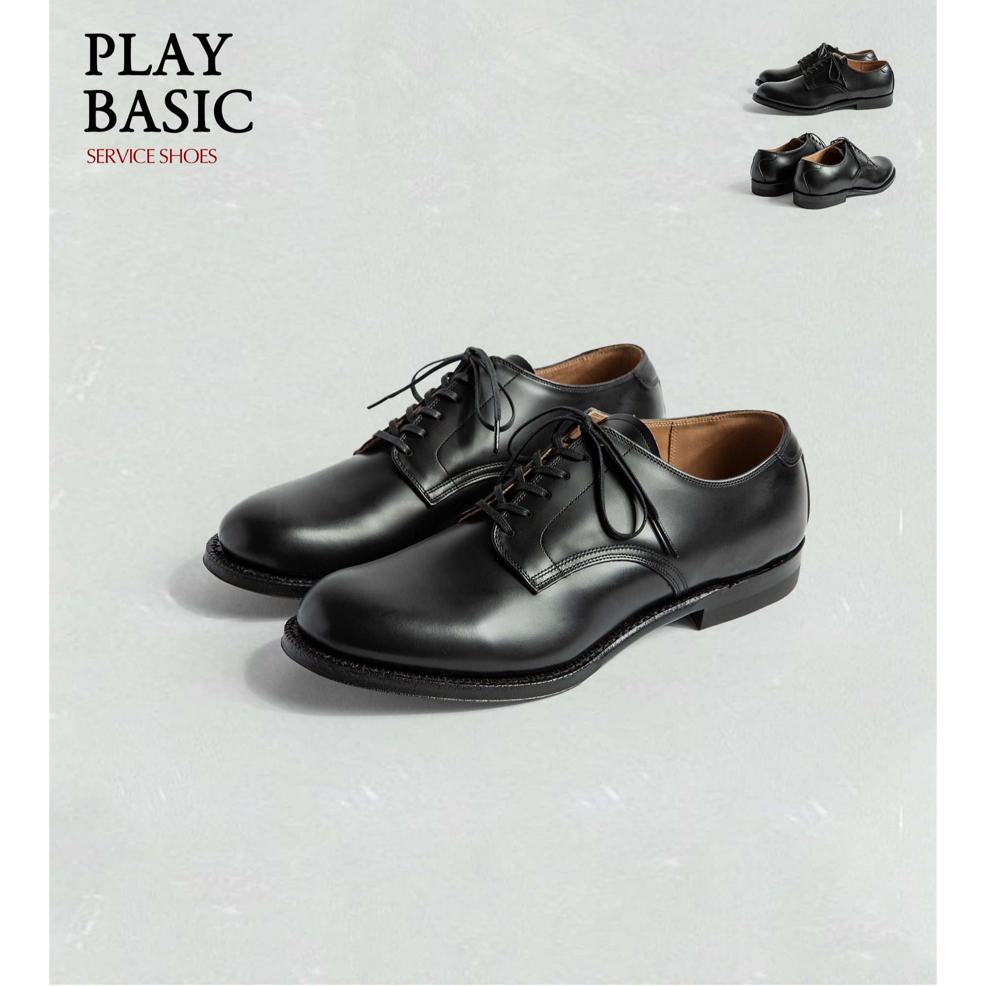 Phigvel 经典士官鞋升级款 Service Shoes 鼎级用料缝制皮鞋