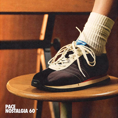 PANE-故途60系列-THRILL PARK雀跃公园 运动黑色阿甘鞋子复古男