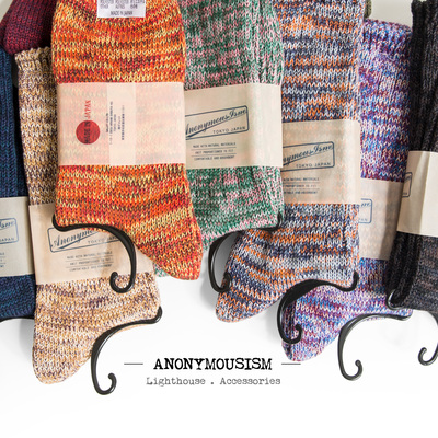 鞋靴山系户外风格经典棉质长袜