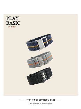 60年代军风快拆尼龙表带水鬼超霸海马表带ERIKAS MN STRAP ER2103