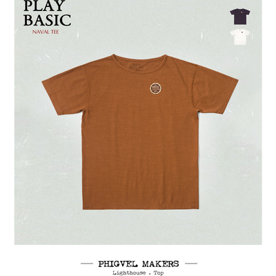 基础定番纯棉船领T恤NavalTee