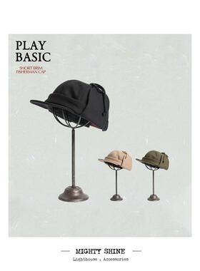 Mighty Shine 趣味和功能兼得 款式多变 四季 短檐渔夫帽 1221008