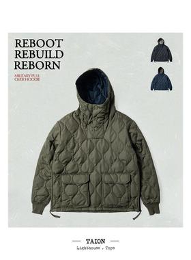 专注羽绒单位 TAION 军事支线 轻量宽舒保暖羽绒连帽外套 06PML-1