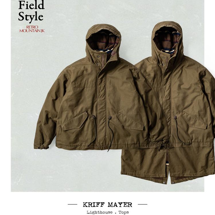 KRIFF MAYER 2-Style两段衣长调整 经典百搭户外保暖风衣 2425102