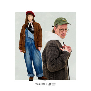 YASHIKI 「雪景」马海毛开衫 松弛感剪裁 秋冬治愈系针织羊毛衫