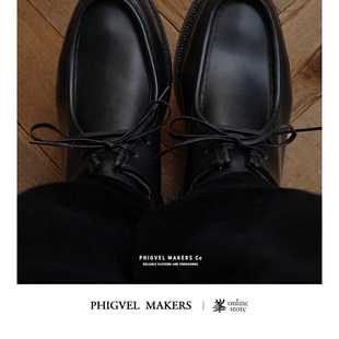 Phigvel Makers经典蒂罗尔鞋GUIDI油蜡小牛皮 日系复古休闲皮鞋