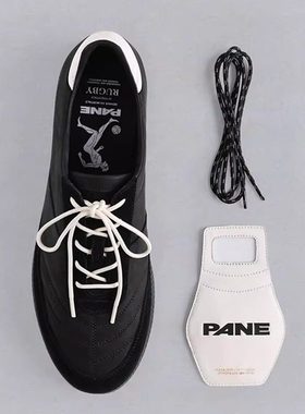 PANE 经典百搭黑白色系 拉格比系列 复古休闲舒适运动鞋 男女同款