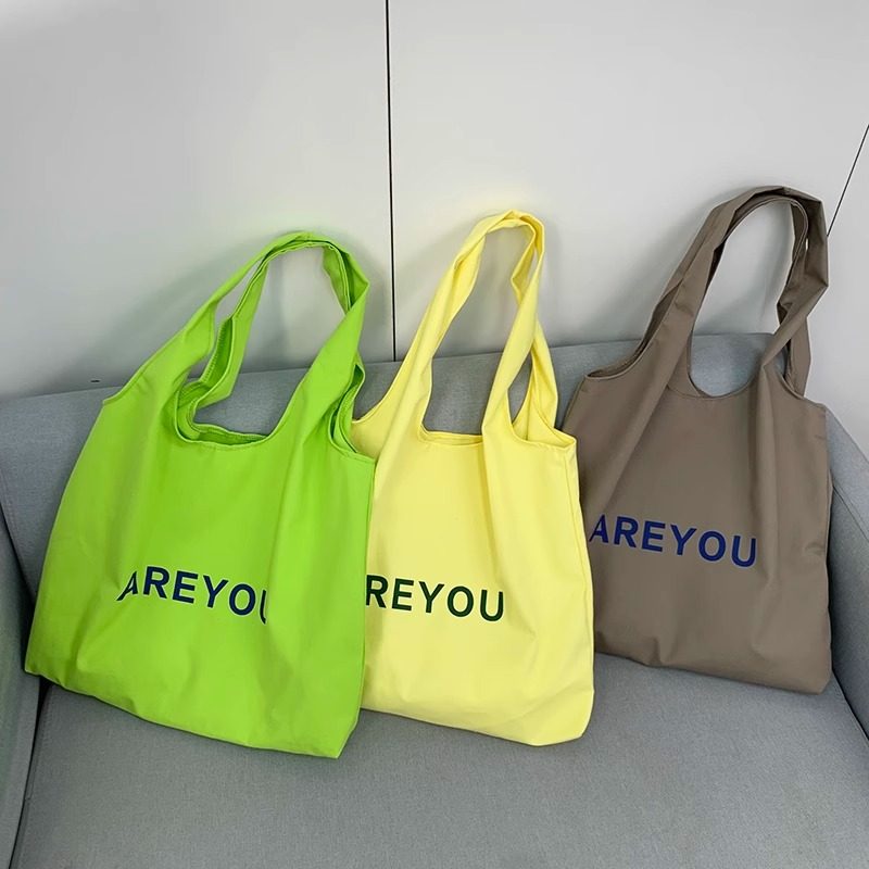 小清新单肩彩红色帆布包夏季新款薄款百搭大容量学生上课手提书包