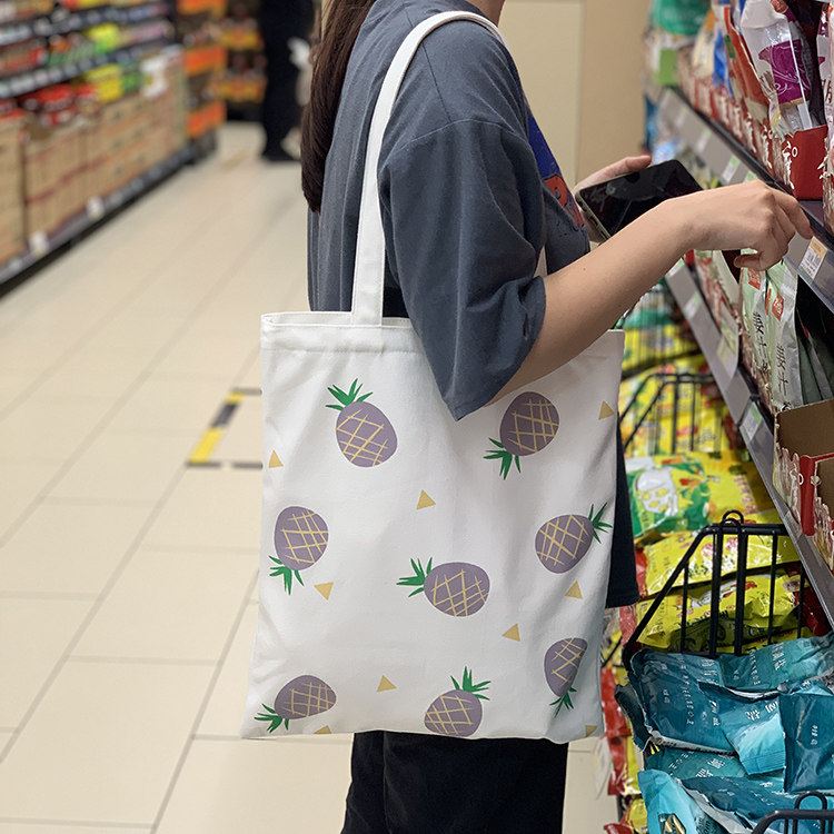 小清新帆布包女单肩生原宿风学院