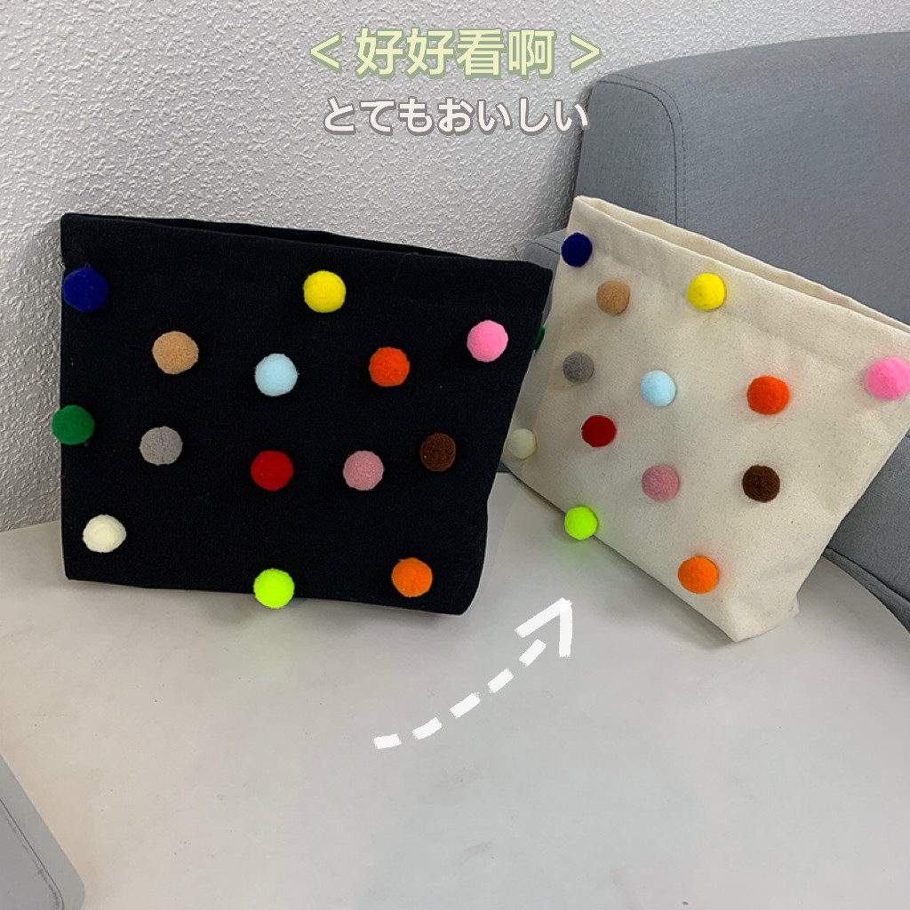 化妆包便携式大容量ins高级感立体式波点收纳袋随身洗漱包韩版