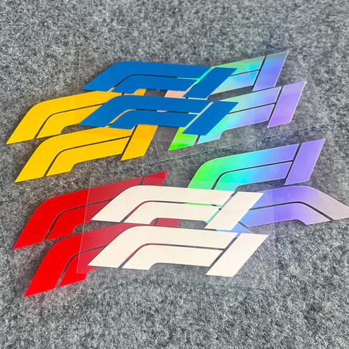 F1赛事WE RACE AS ONE方程式车身装饰贴赛车风格电动摩托车贴纸