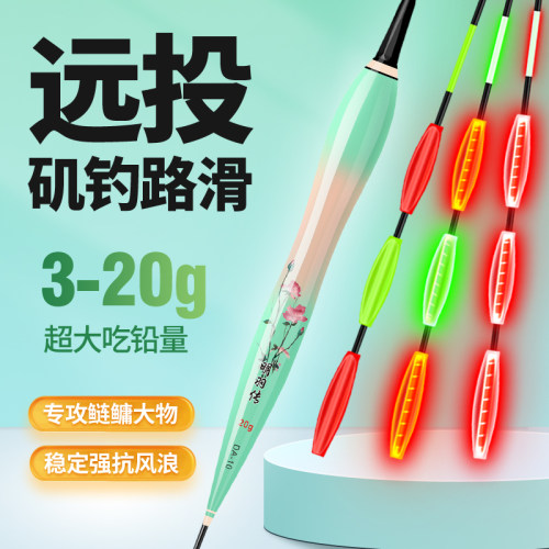 路滑漂加粗鲢鳙浮漂电子夜光漂