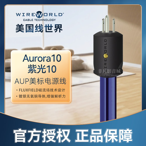 美国线世界紫光Aurora10电源线