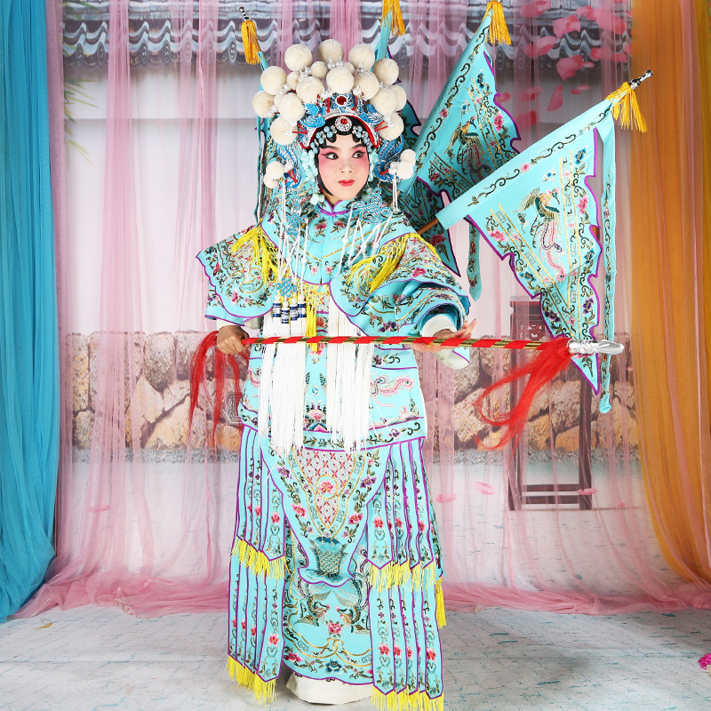 京剧戏曲杨家将穆桂英刀马旦