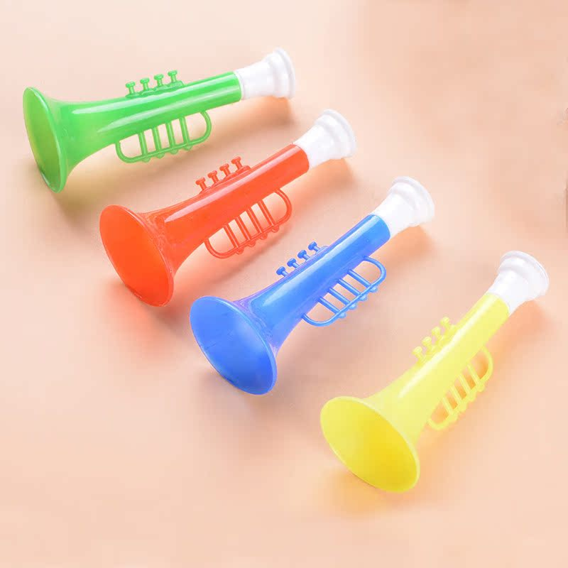 创意卡通可吹塑料迷你小喇叭口哨节日活动礼品道具奖品儿童玩具