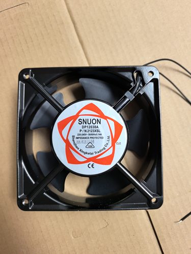 SNUON12038 12CM P/N2123XSL 220V机柜散热风扇轴流风机