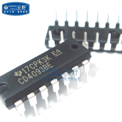 【高科美芯】IC集成电路CD4093BE DIP14直插 CMOS逻辑器件 芯片