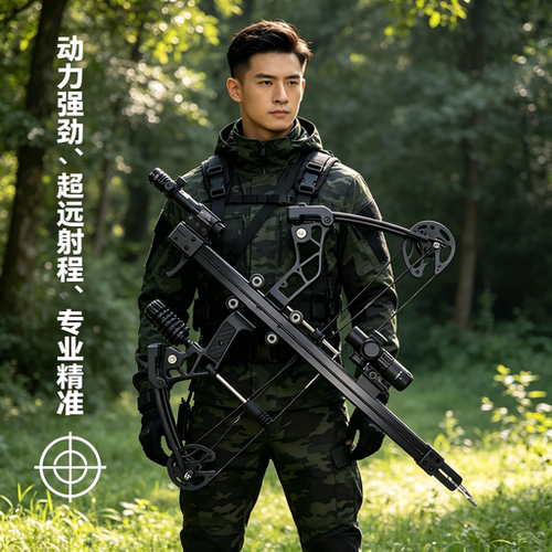新款秃鹰激光瞄准连发成人弹弓