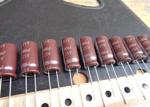 1000UF 25V 台湾ELITE 金山 EV 高频低阻 长寿命 25V1000UF 10X20