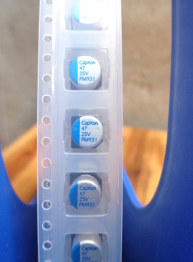 47UF 25V台湾CAPXON 固态 PM470M025E058PTR 25V47UF 6X6 6X4.2