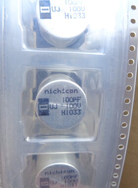 100UF 100V 日本尼吉康 UUJ2A101MNL1 贴片 UJ 100V100UF 16X16