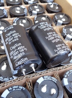 330UF 450V CAPXON丰宾 HL 高频低阻 长寿命 450V330UF 30X46