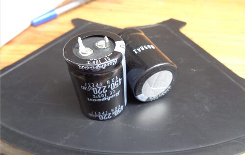 220UF 450V 日本红宝石 VXH 长寿命 电源电容 450V220UF 25X35