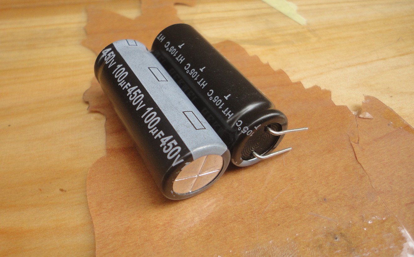 盒装 台湾 HERMEI 合美 450V100UF 电源电容 HT 16X40 105度