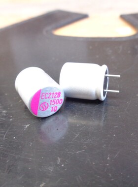 1500UF 10V 台湾SUSCON冠坤 固态电容EC 调频低阻10V1500UF 10X12