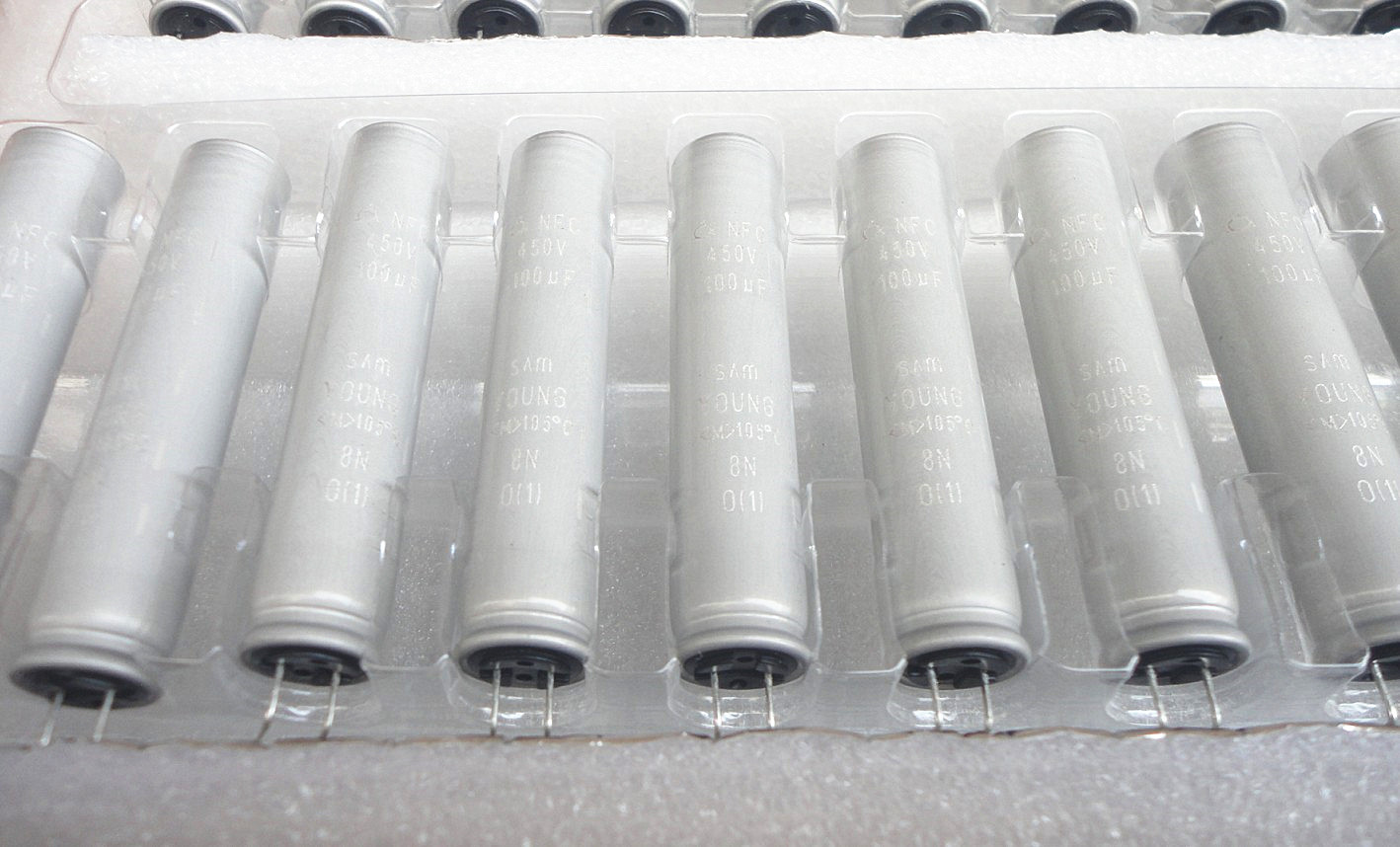 原装 韩国 三莹 450V100UF NFC 液晶显示电容 长寿命 12.5*60 105