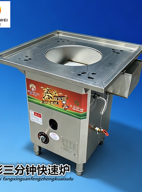 无风机快速炉燃气蒸炉