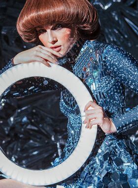 Galileo折叠式环形灯LED便携美国GLAMCOR直播架美妆独家专利