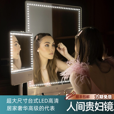 led可调光化妆镜美国riki