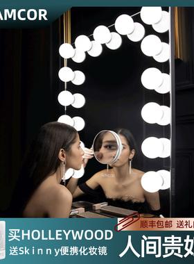 RIKI LED化妆镜美国纽约HOLLEYWOOD 高端桌面化妆镜