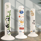 布艺风扇罩子立式 全包塔扇套防尘保护罩通用美 格力无叶塔式 圆柱