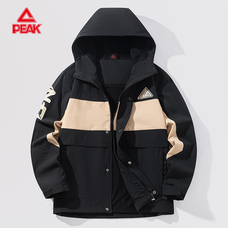 PEAK/匹克加绒风衣保暖舒适
