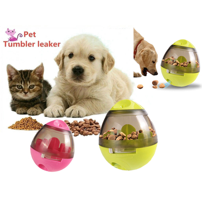 Pets Dogs Cats Feeder Puppy Food Tumbler Toy Leak Food Ball