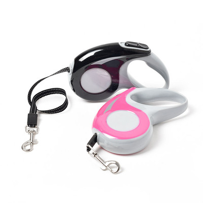 Retractable Dog Leash Walk Collar Small Pet with Lock Nylon