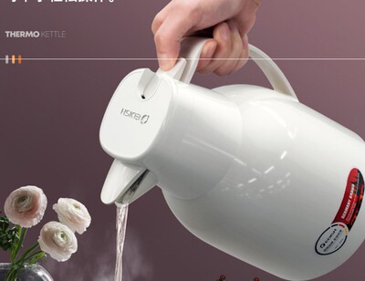 vacuum glass lined thermos portable hot water bottle large